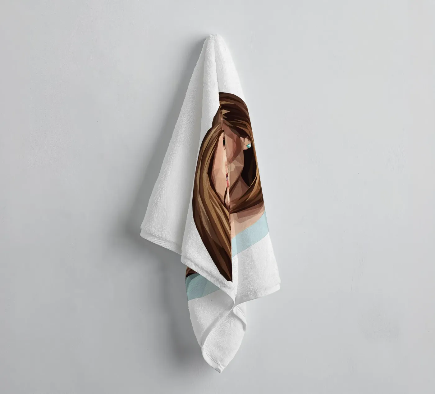 Adele Lowpoly asciugamano da bagno da Low Profile