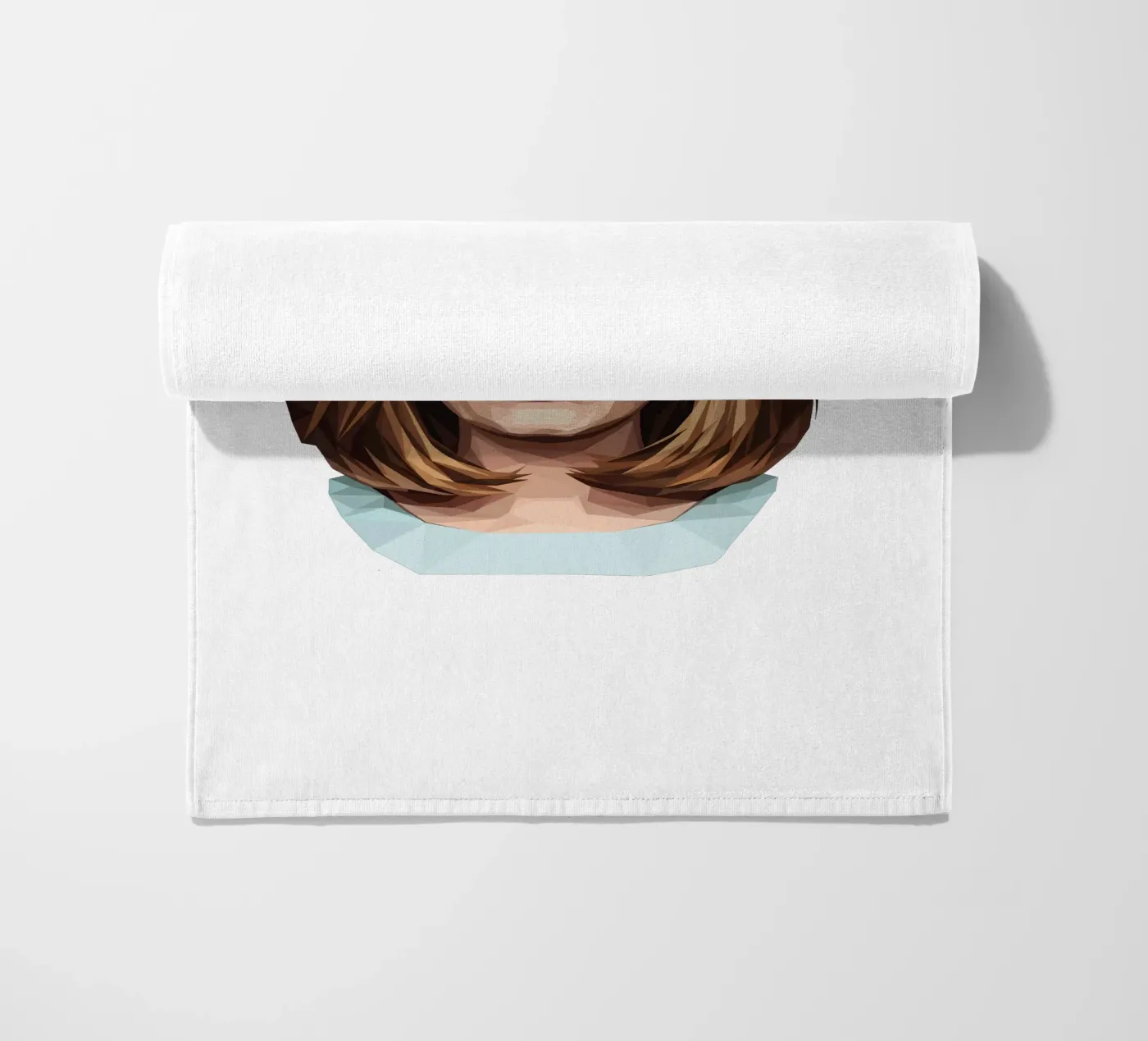 Adele Lowpoly Strandtuch von Low Profile