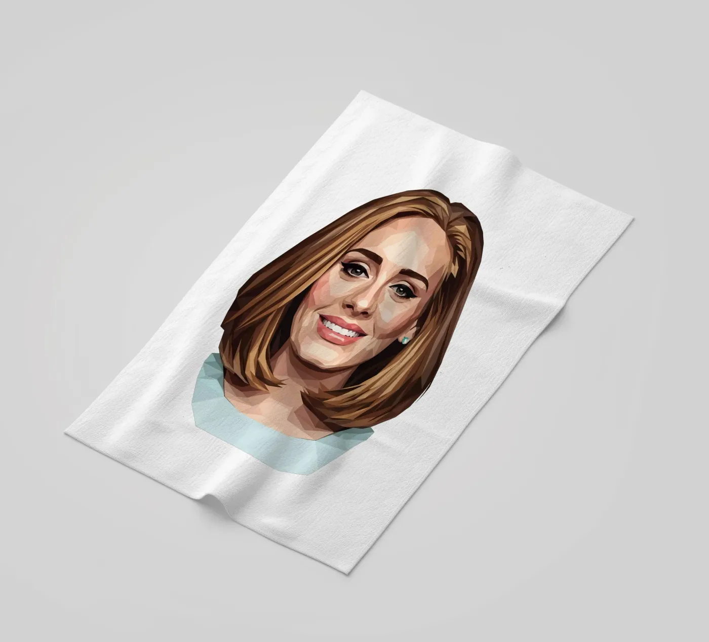 Adele Lowpoly strandhanddoek van Low Profile