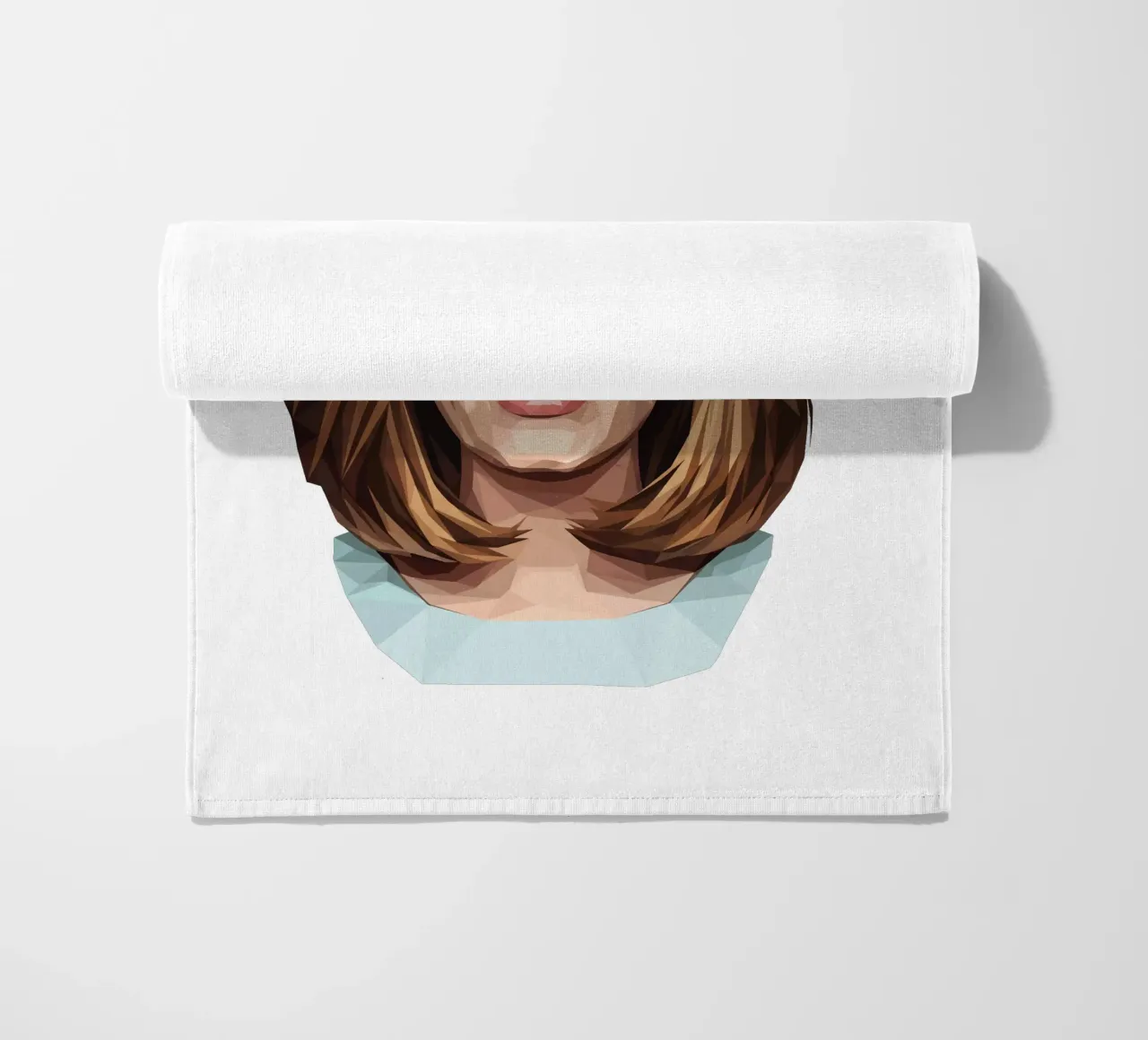 Adele Lowpoly strandhanddoek van Low Profile