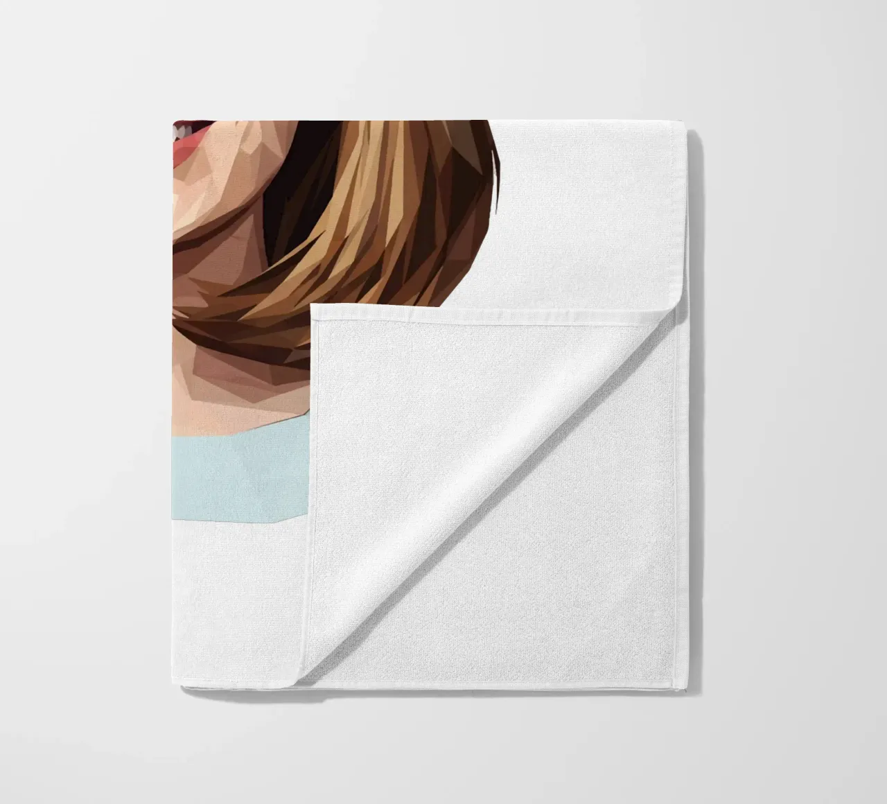 Adele Lowpoly strandhanddoek van Low Profile