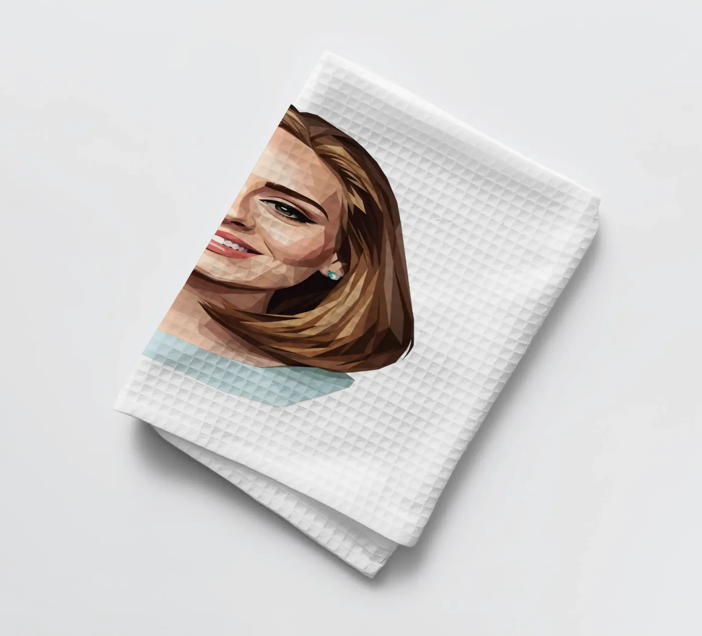 Adele Lowpoly Geschirrtuch von Low Profile