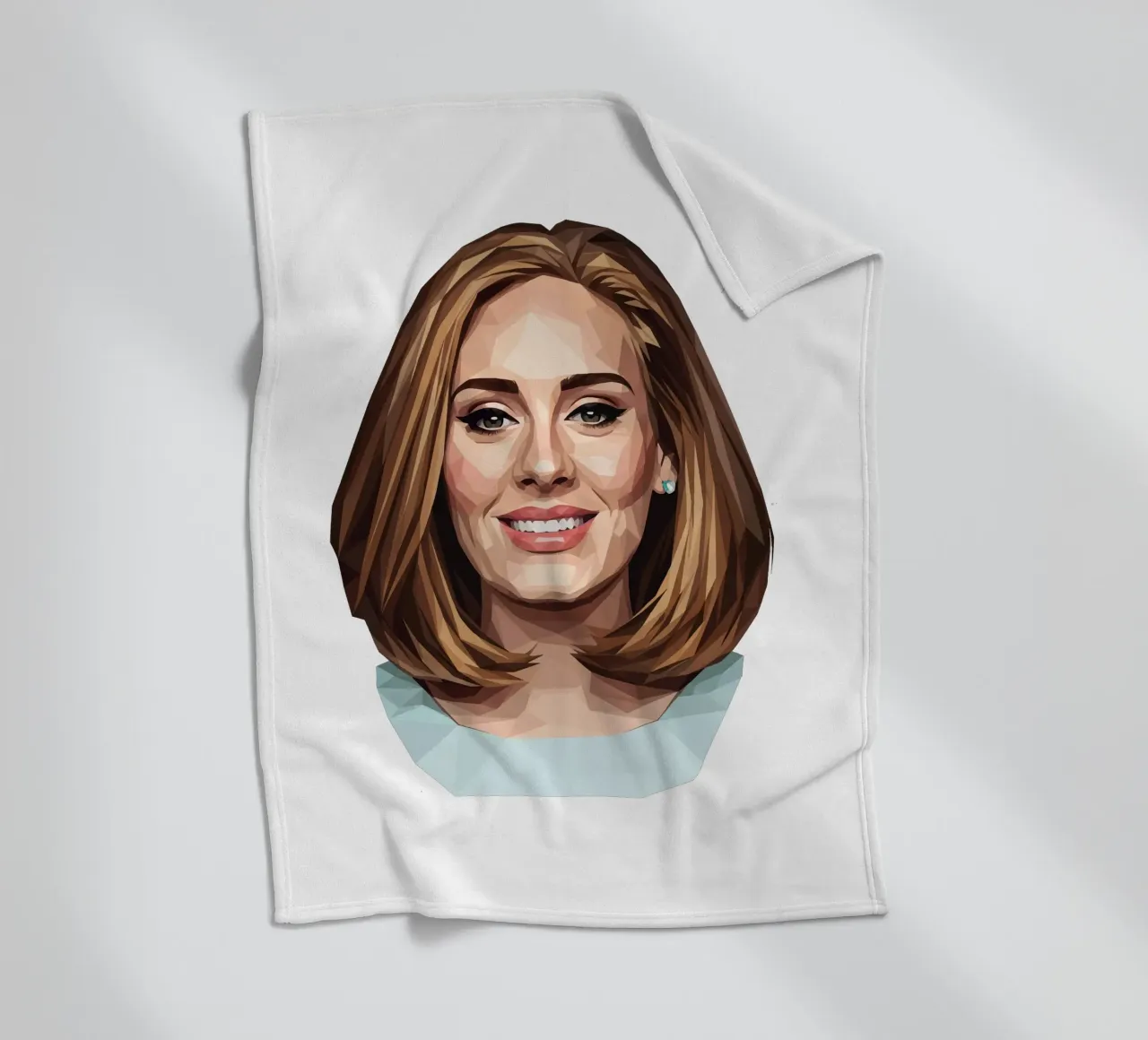 Adele Lowpoly Fleecedecke von Low Profile