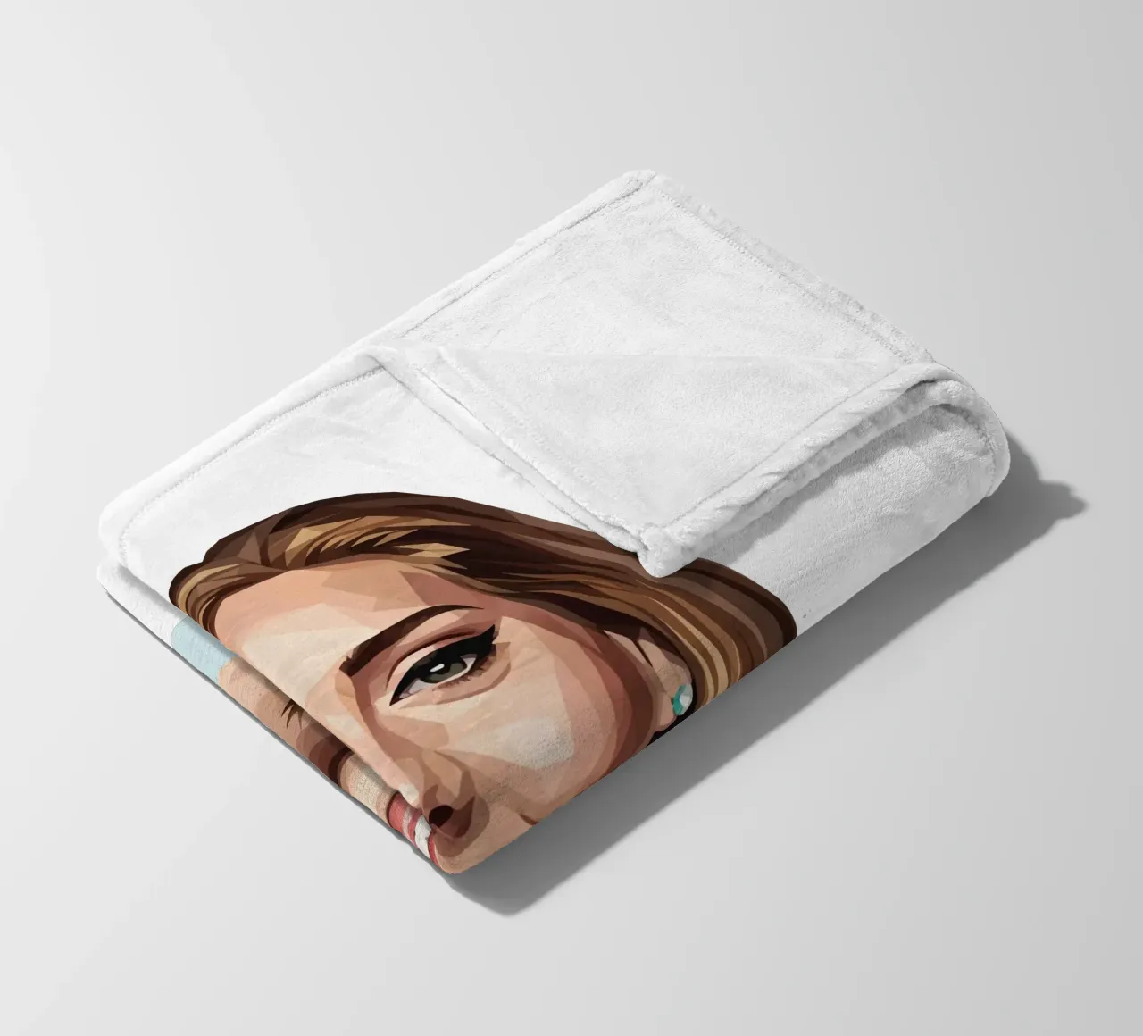 Adele Lowpoly Fleecedecke von Low Profile