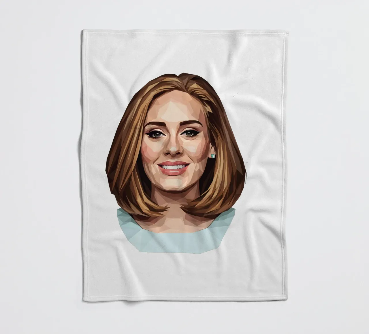Adele Lowpoly Fleecedecke von Low Profile
