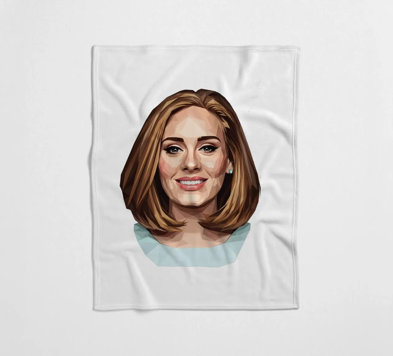 Adele Lowpoly Fleecedecke von Low Profile