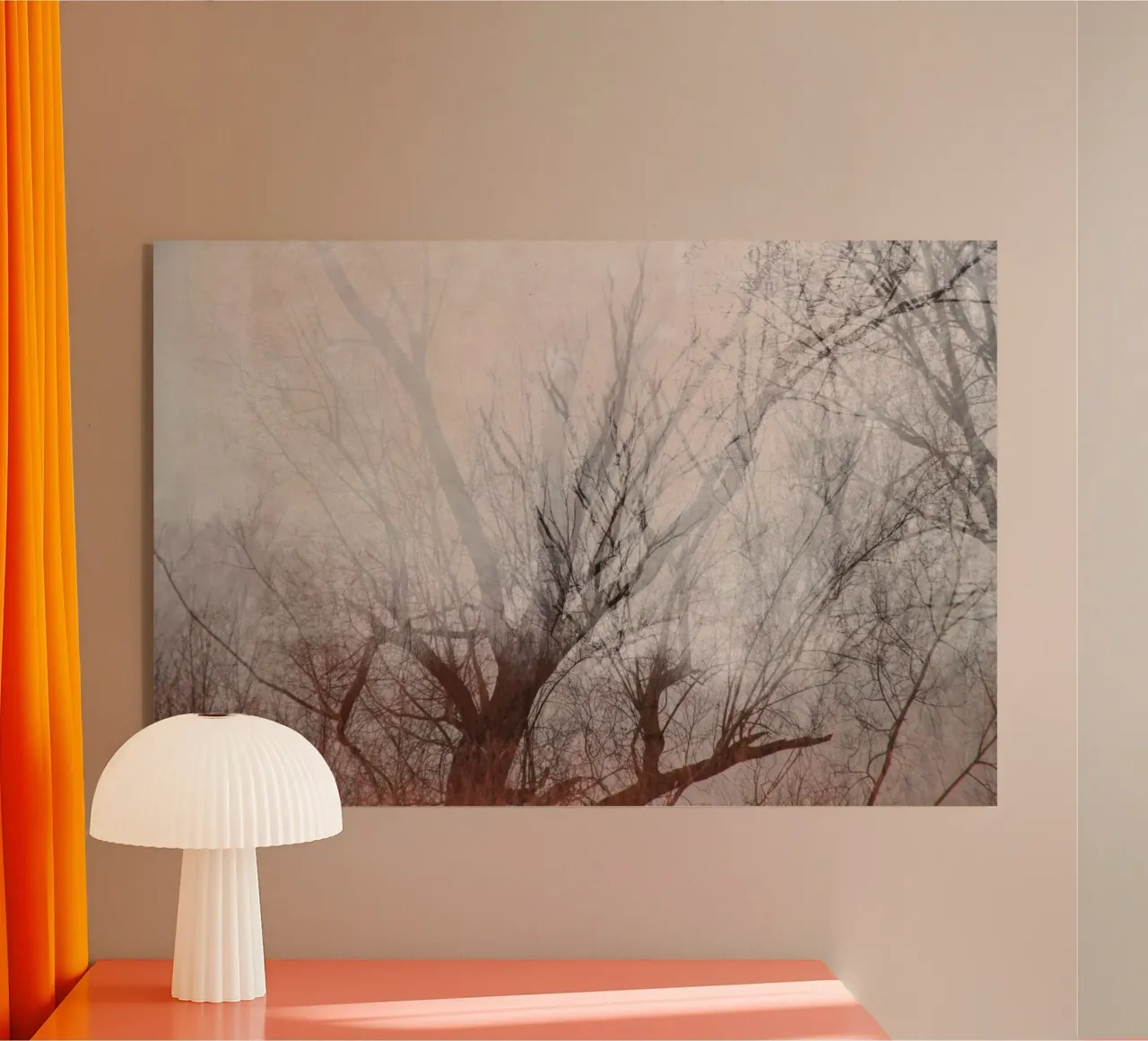 lakeshore trees plexiglass da Visuelle Poesie am Wegesrand