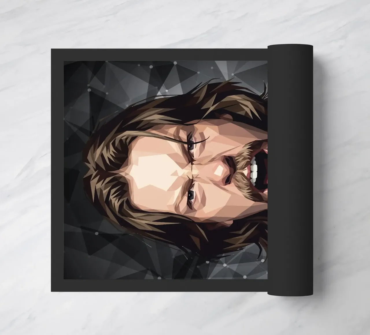 James Hetfield Urlo Low Poly zerbino da Low Profile