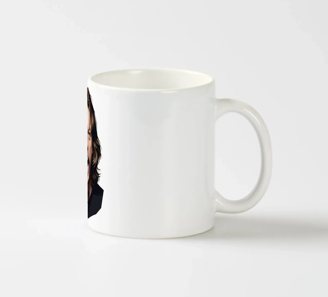 James Hetfield Urlo Low Poly tazza in ceramica da Low Profile
