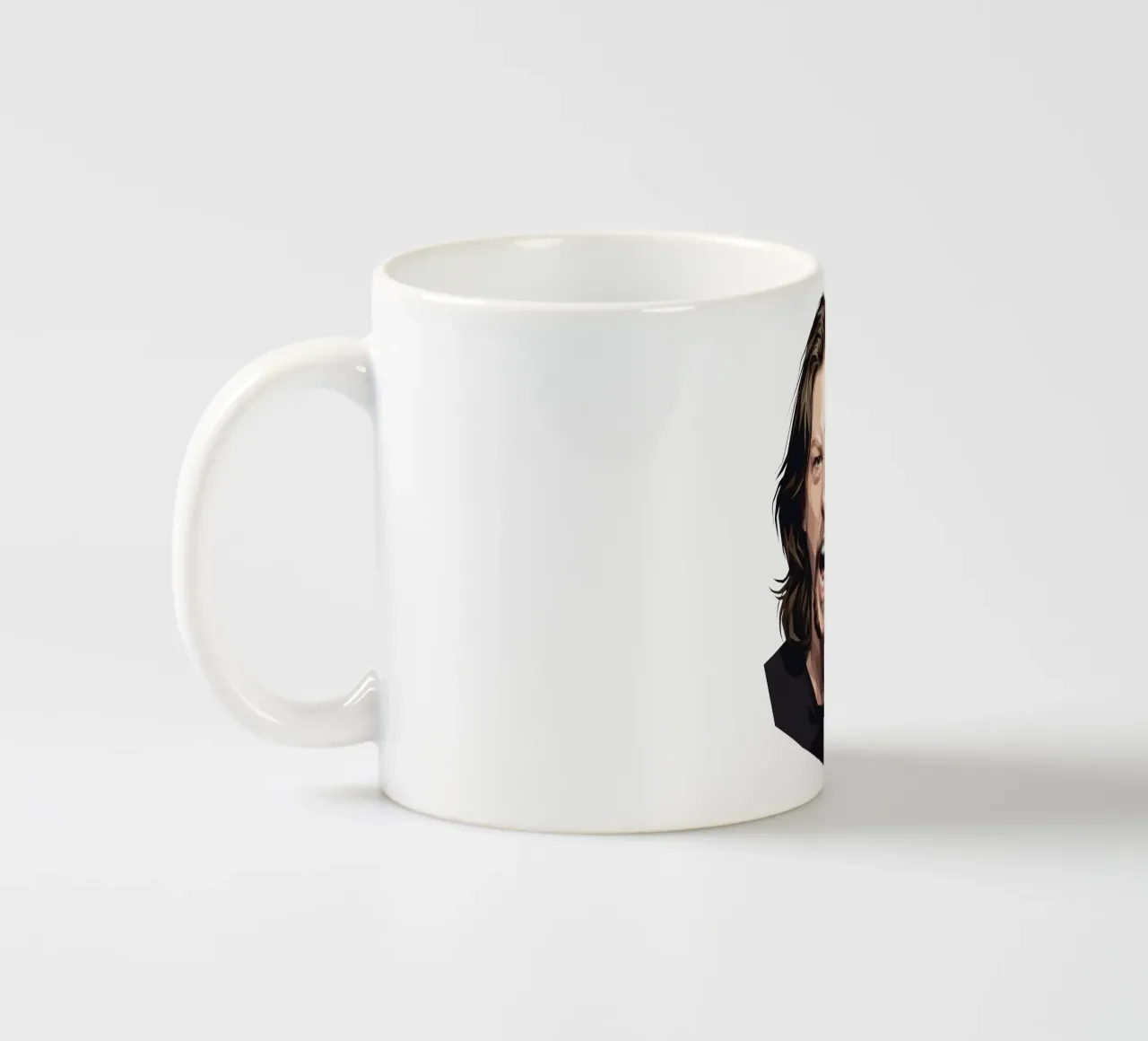 James Hetfield Urlo Low Poly tazza in ceramica da Low Profile