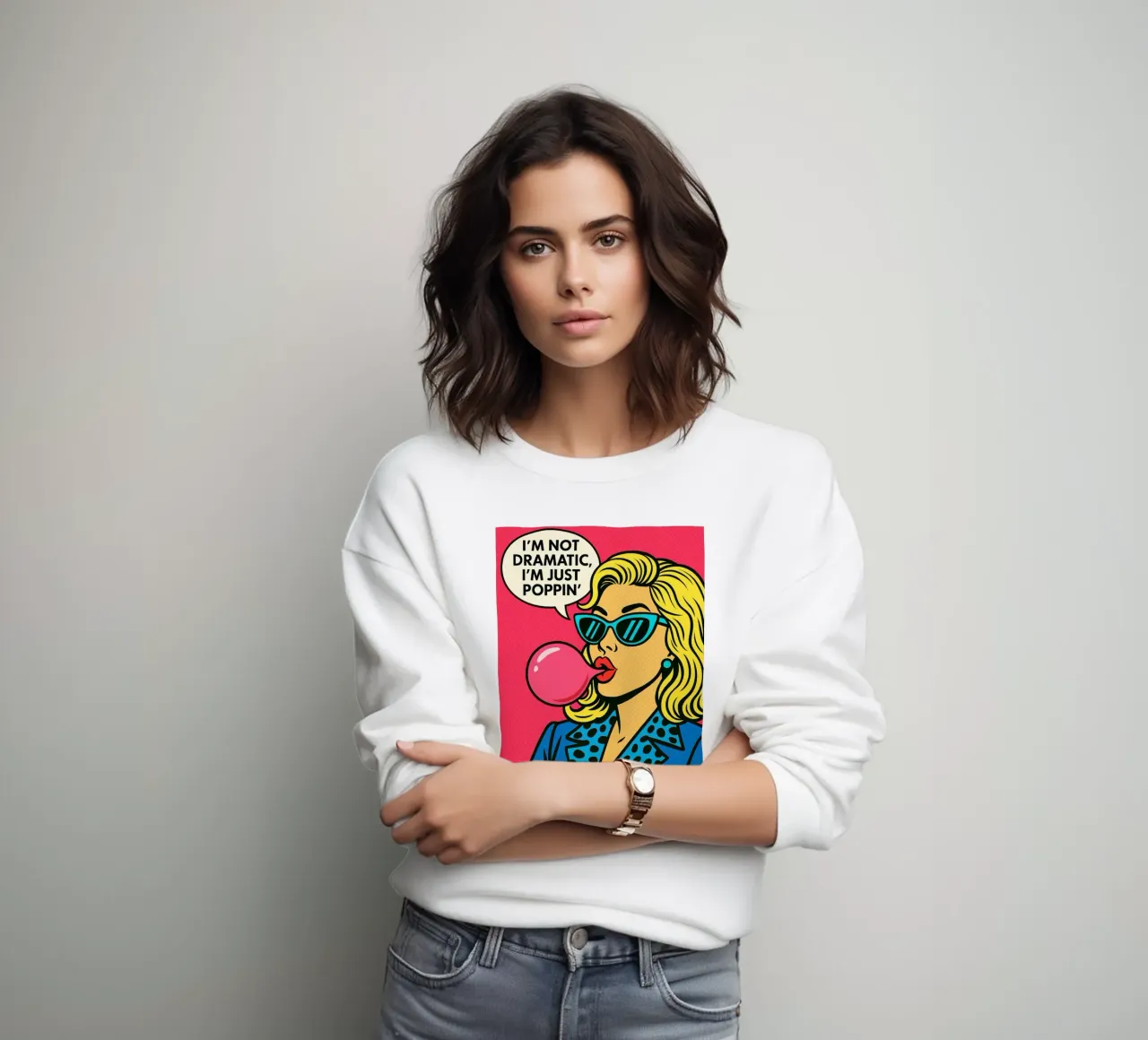 Le donne non sono drammatiche, sono solo un poppin felpa da kadilans