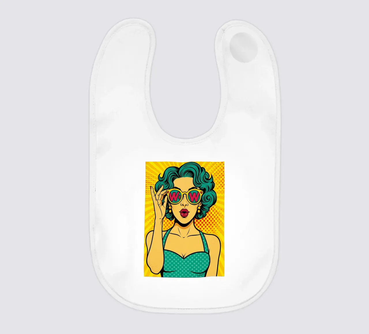 donne retro popart bavaglino da kadilans