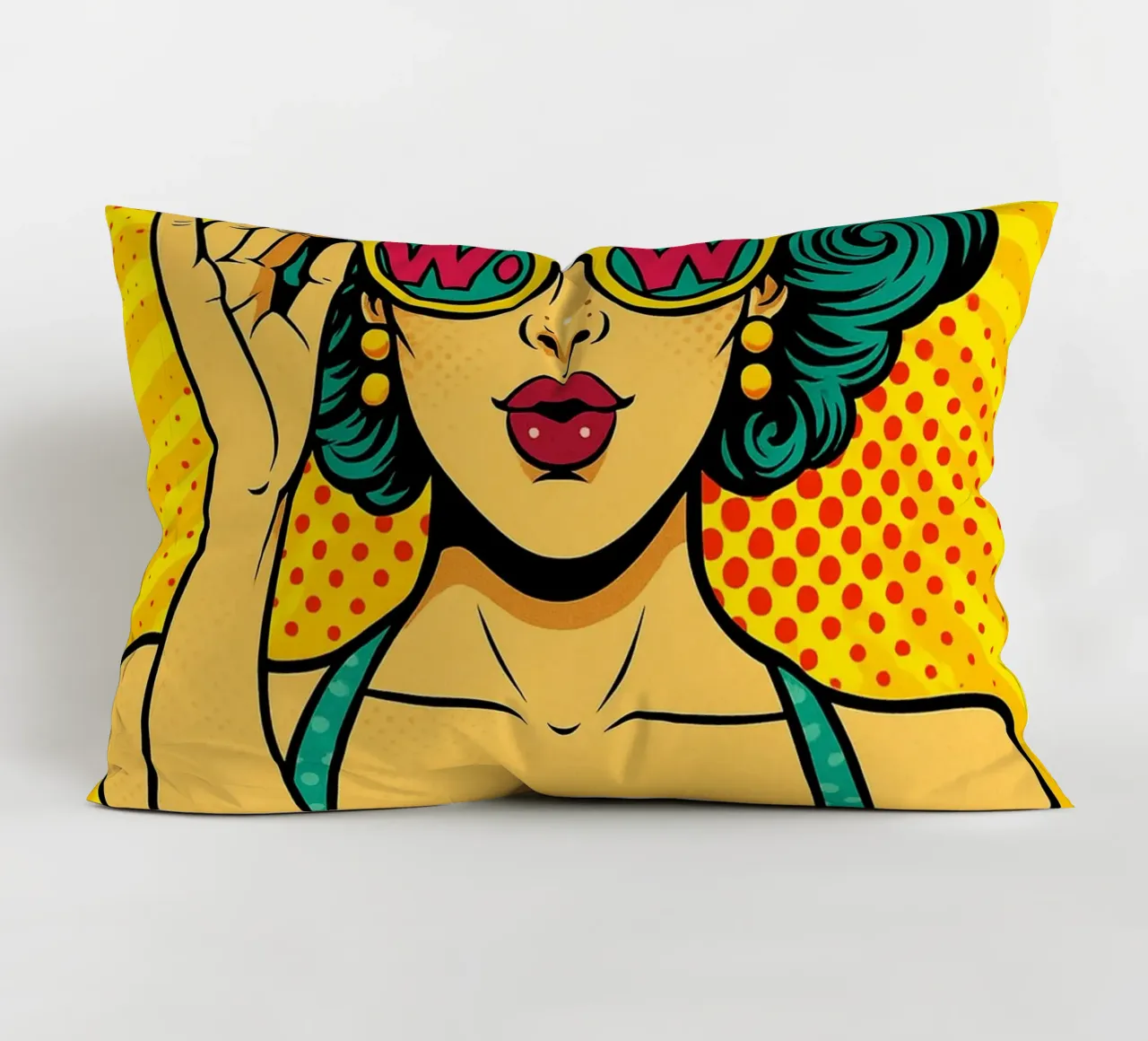 donne retro popart cuscino da kadilans