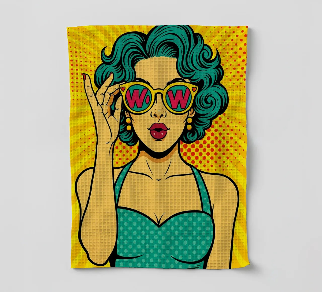 donne retro popart canovaccio da cucina da kadilans