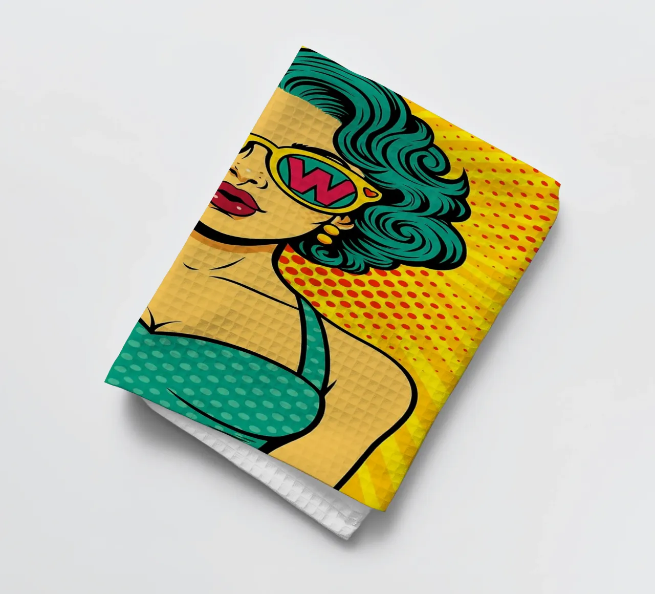 donne retro popart canovaccio da cucina da kadilans