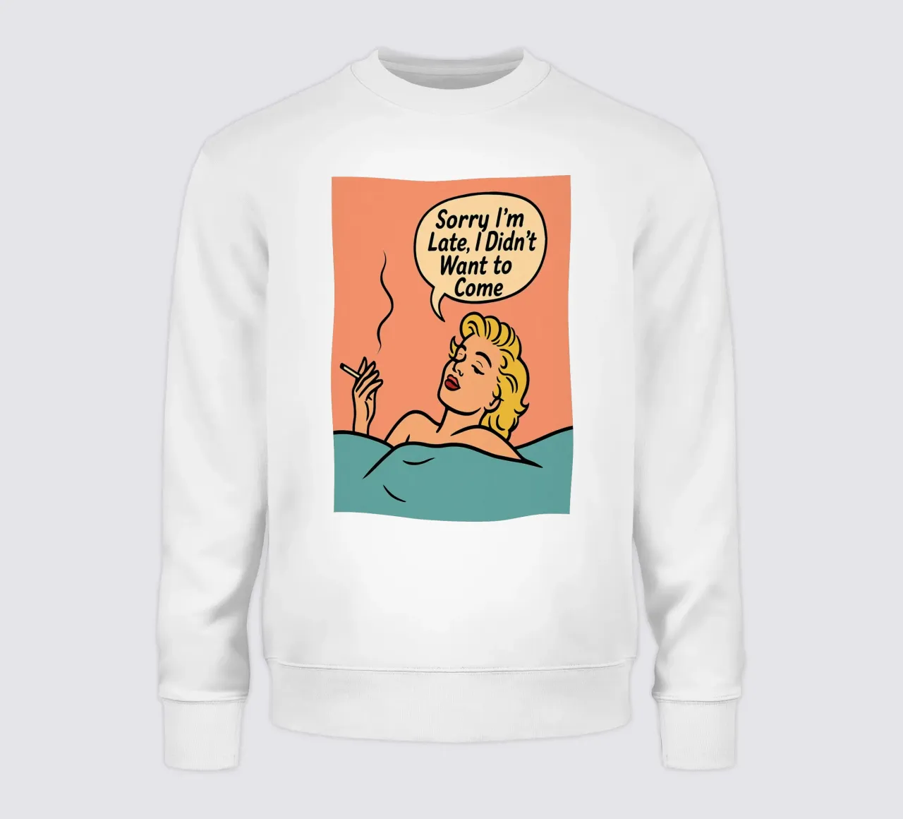 donne retro popart felpa da kadilans