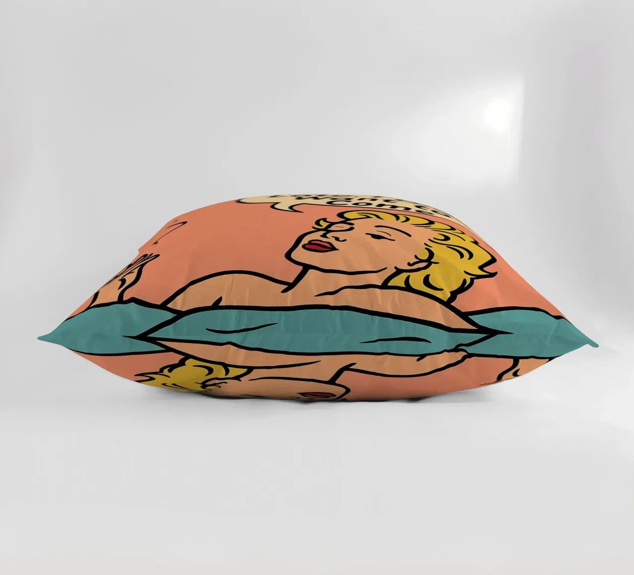donne retro popart cuscino da kadilans