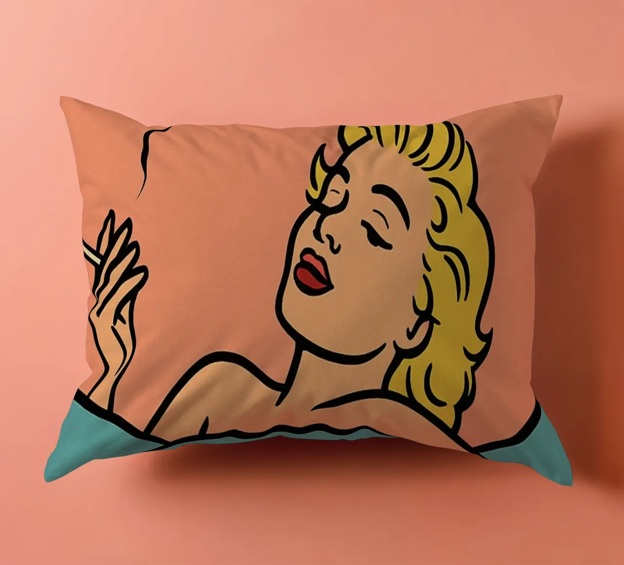 donne retro popart cuscino da kadilans