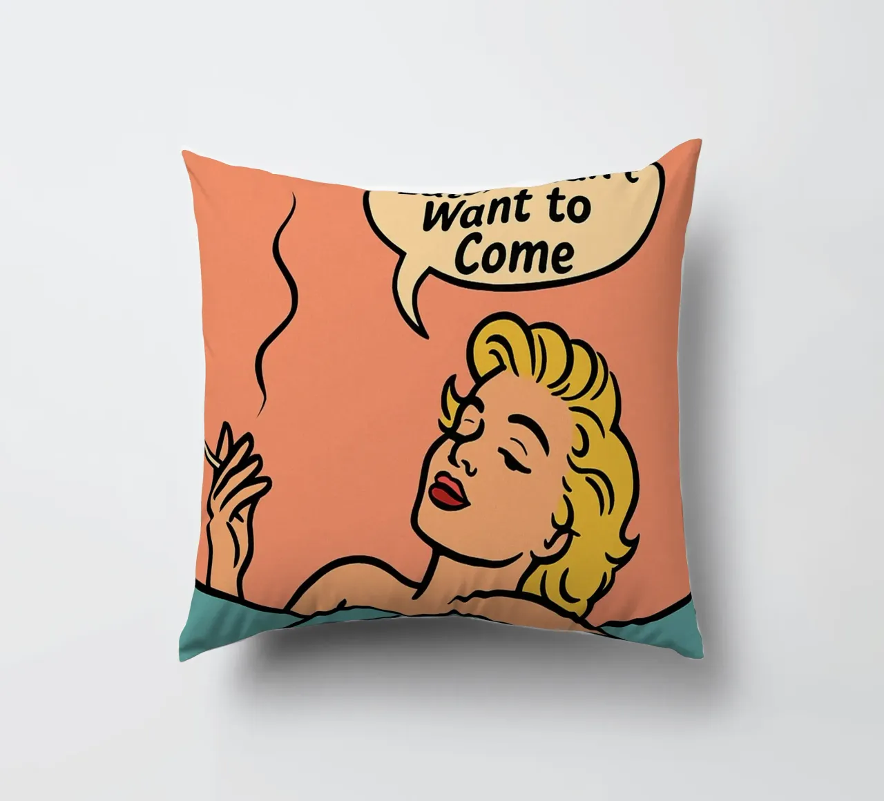 donne retro popart cuscino da kadilans
