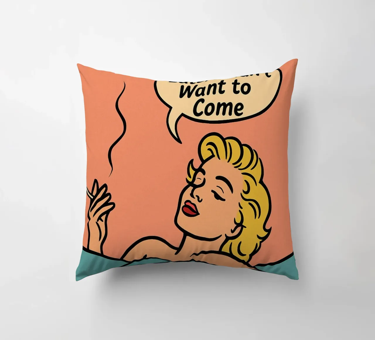 donne retro popart cuscino da kadilans