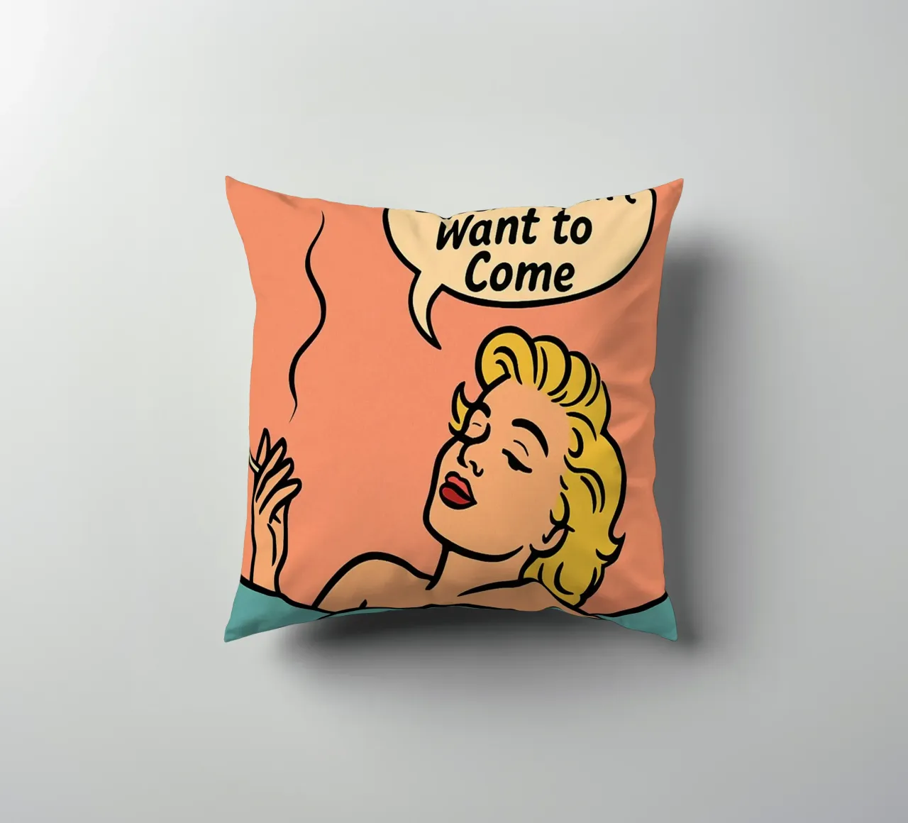 donne retro popart cuscino da kadilans