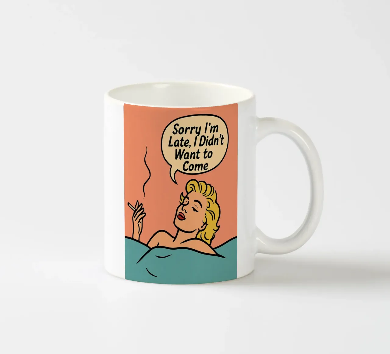 donne retro popart tazza in ceramica da kadilans