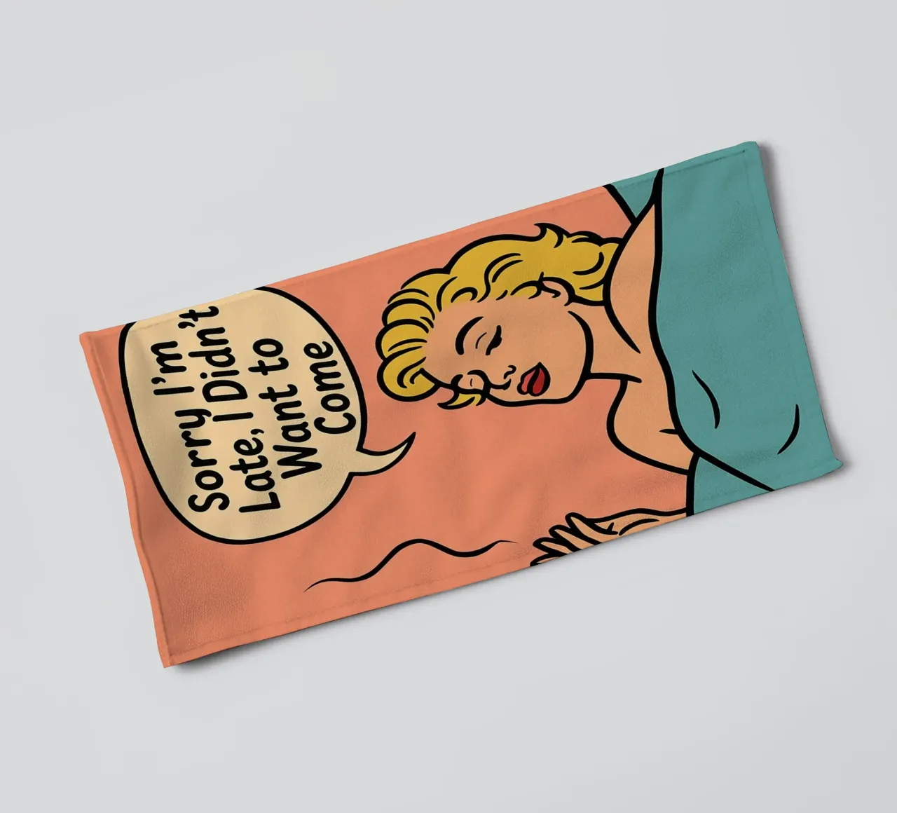 donne retro popart asciugamano da bagno da kadilans