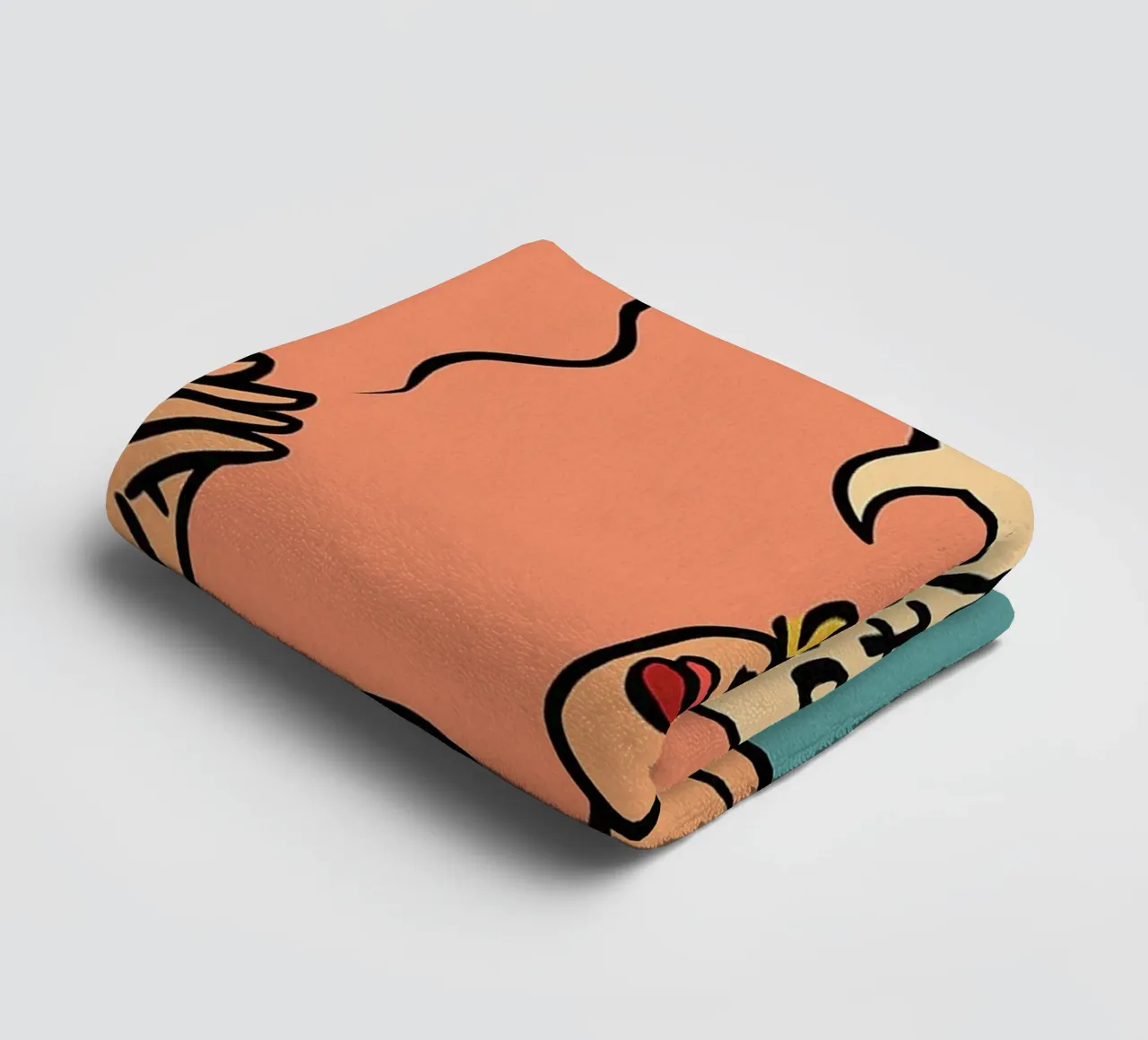 donne retro popart asciugamano da bagno da kadilans