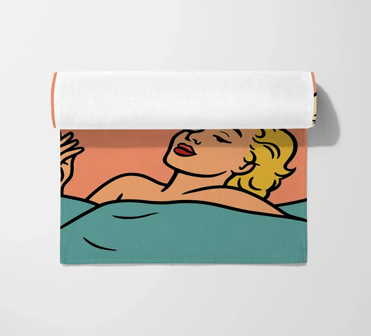 donne retro popart telo mare da kadilans