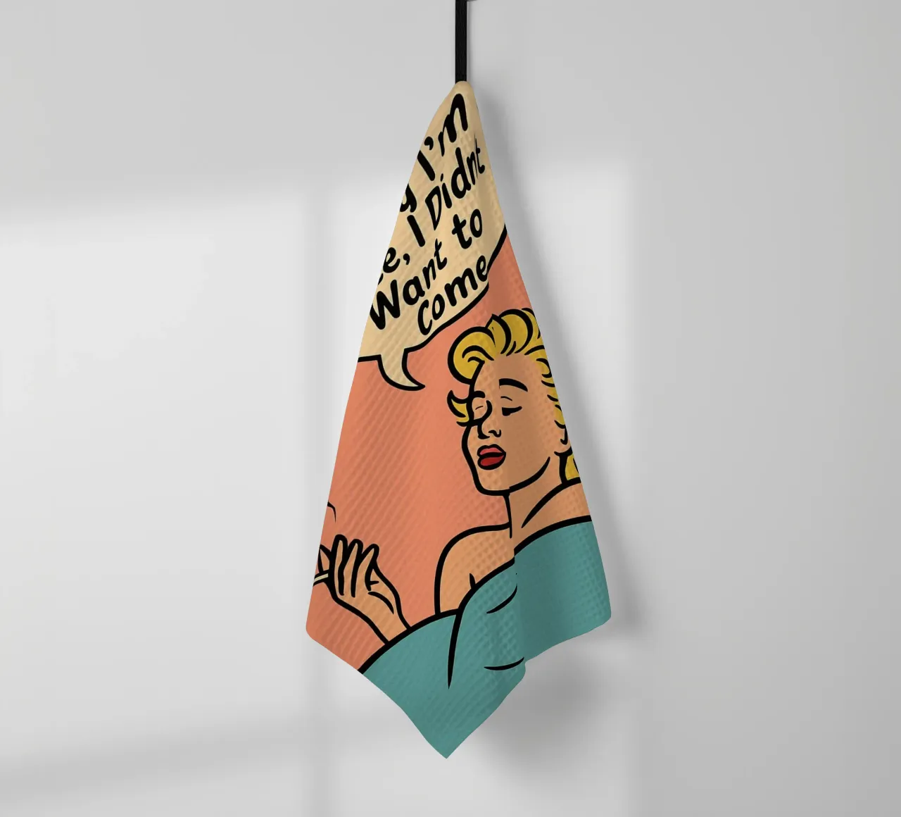 donne retro popart canovaccio da cucina da kadilans