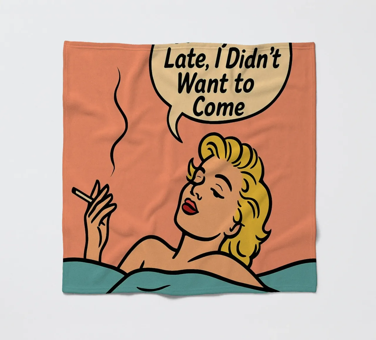 donne retro popart coperta in pile da kadilans