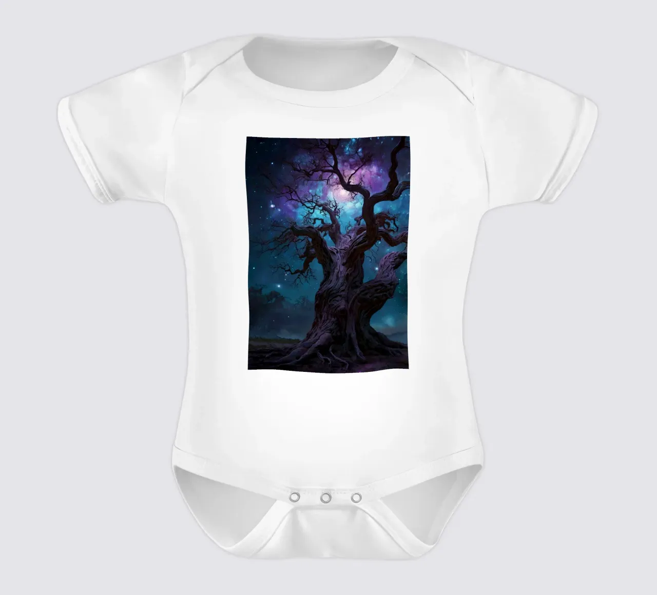 Albero magico 1 body neonato maniche corte da Delaney Okuneva