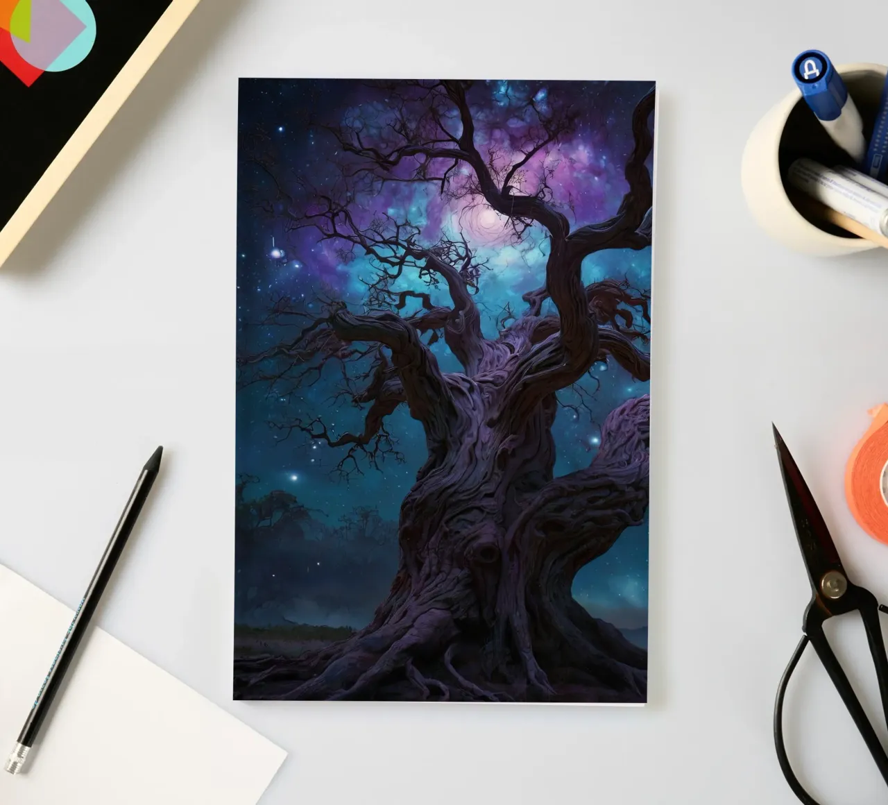 Magic tree 1 notebook by Delaney Okuneva