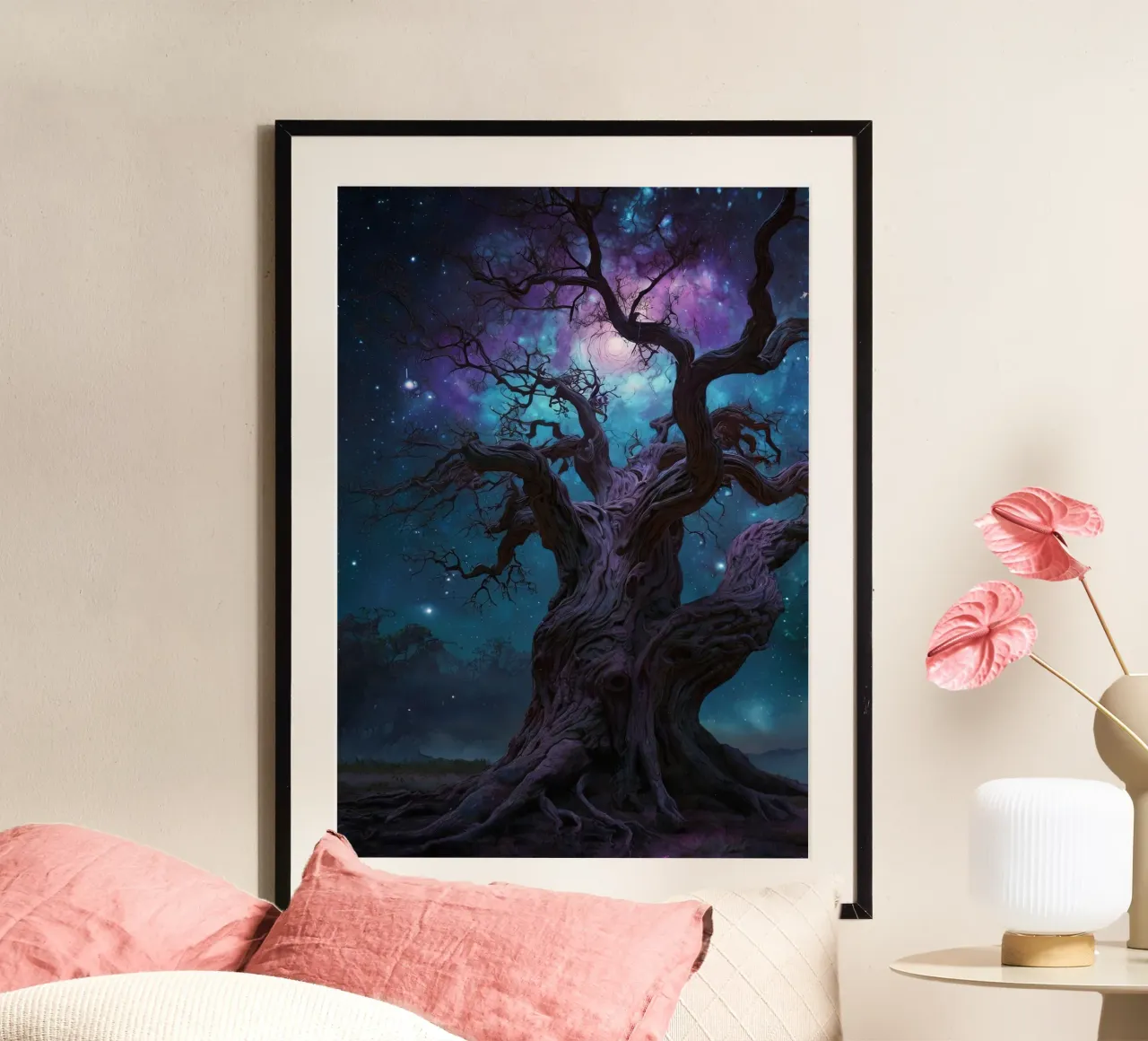 Albero magico 1 poster con telaio in alluminio da Delaney Okuneva