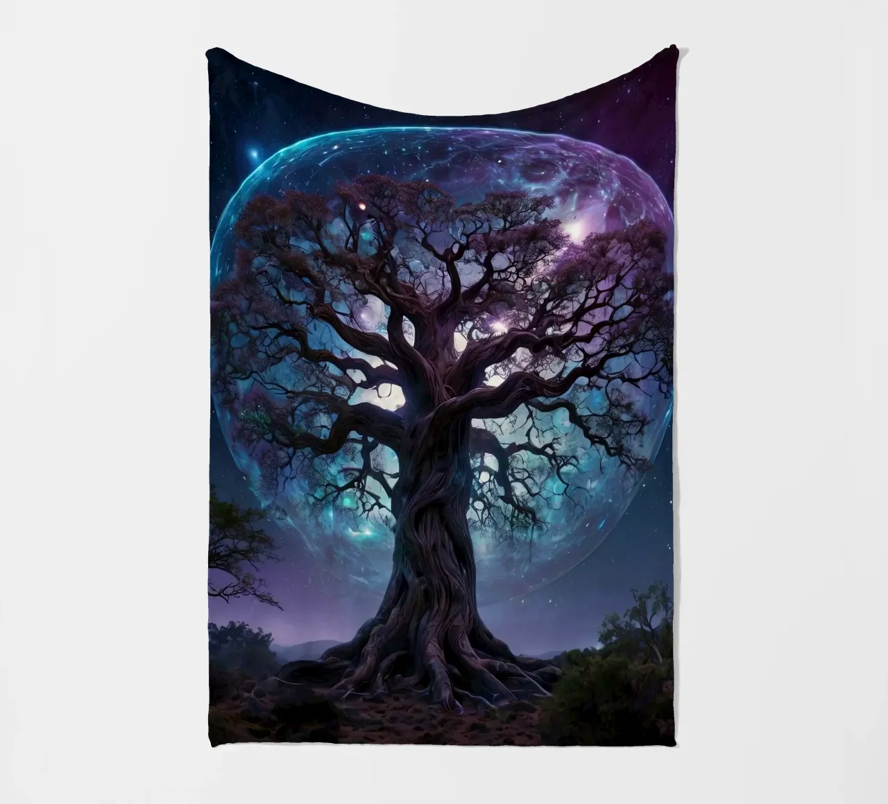Albero magico 2 coperta in pile da Delaney Okuneva