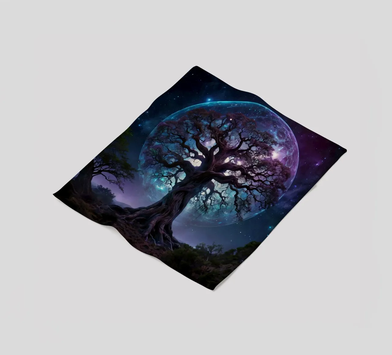 Albero magico 2 coperta in pile da Delaney Okuneva