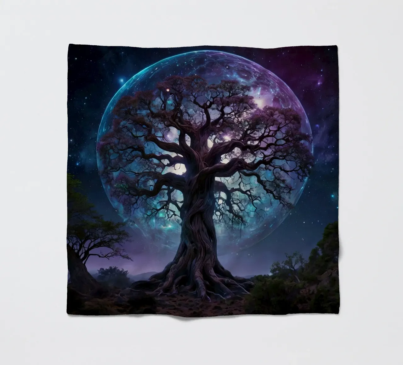 Albero magico 2 coperta in pile da Delaney Okuneva