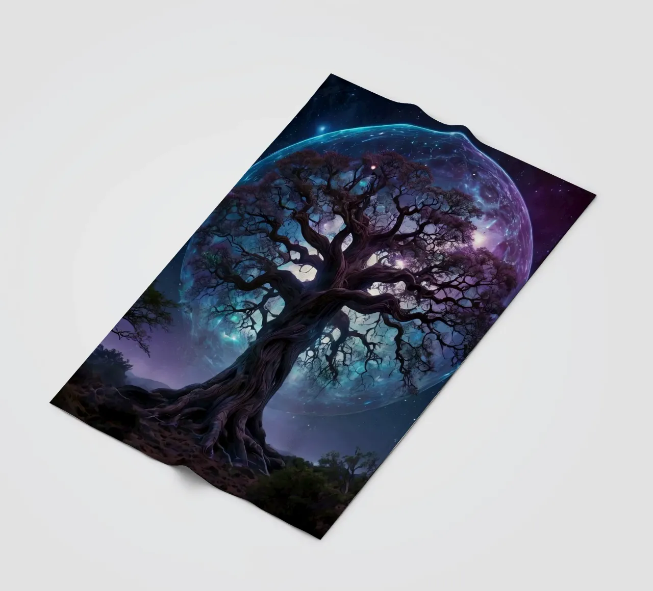 Albero magico 2 coperta in pile da Delaney Okuneva