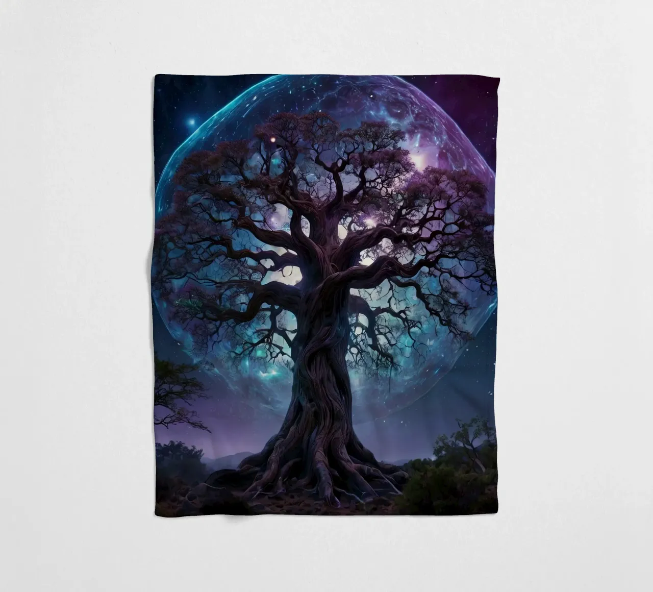 Albero magico 2 coperta in pile da Delaney Okuneva
