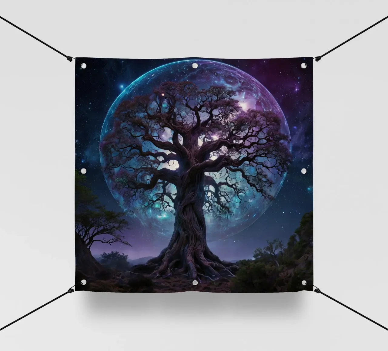 Albero magico 2 telo in pvc da Delaney Okuneva