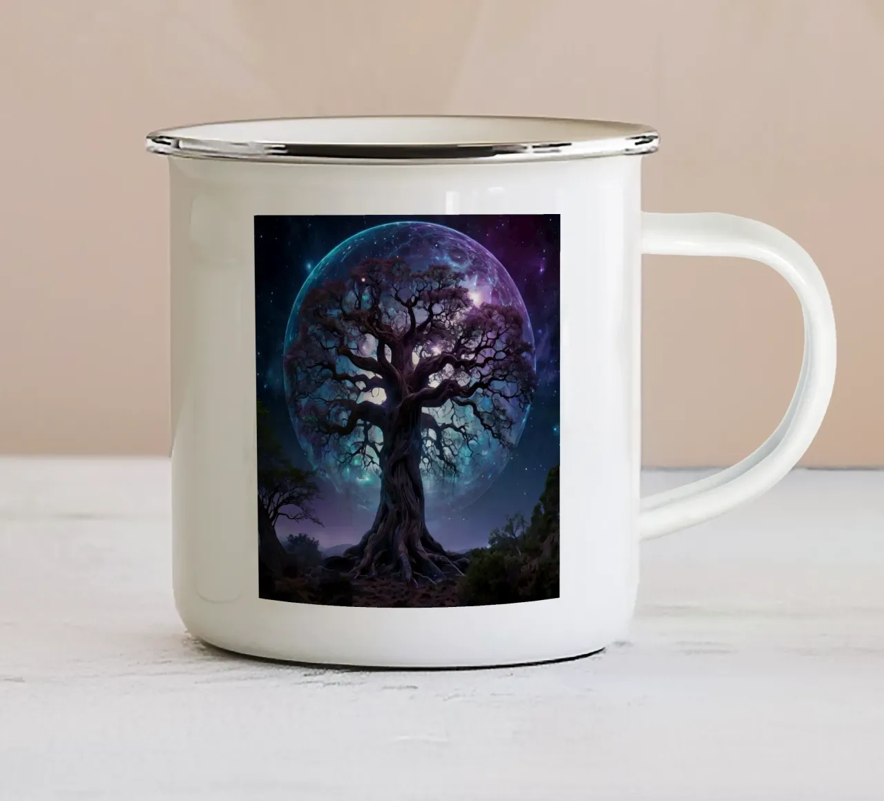 Albero magico 2 tazza in smalto da Delaney Okuneva