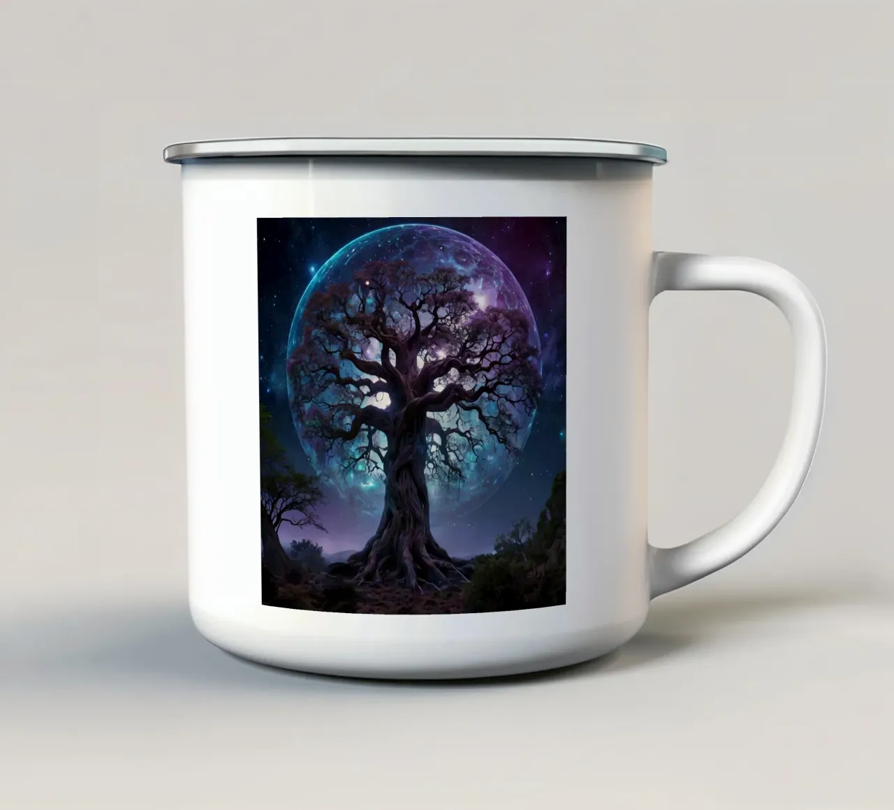 Albero magico 2 tazza in smalto da Delaney Okuneva