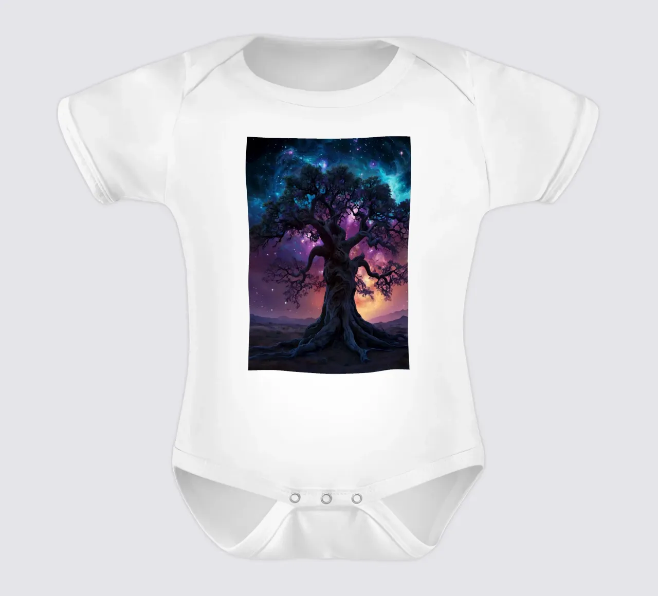 Albero magico 3 body neonato maniche corte da Delaney Okuneva