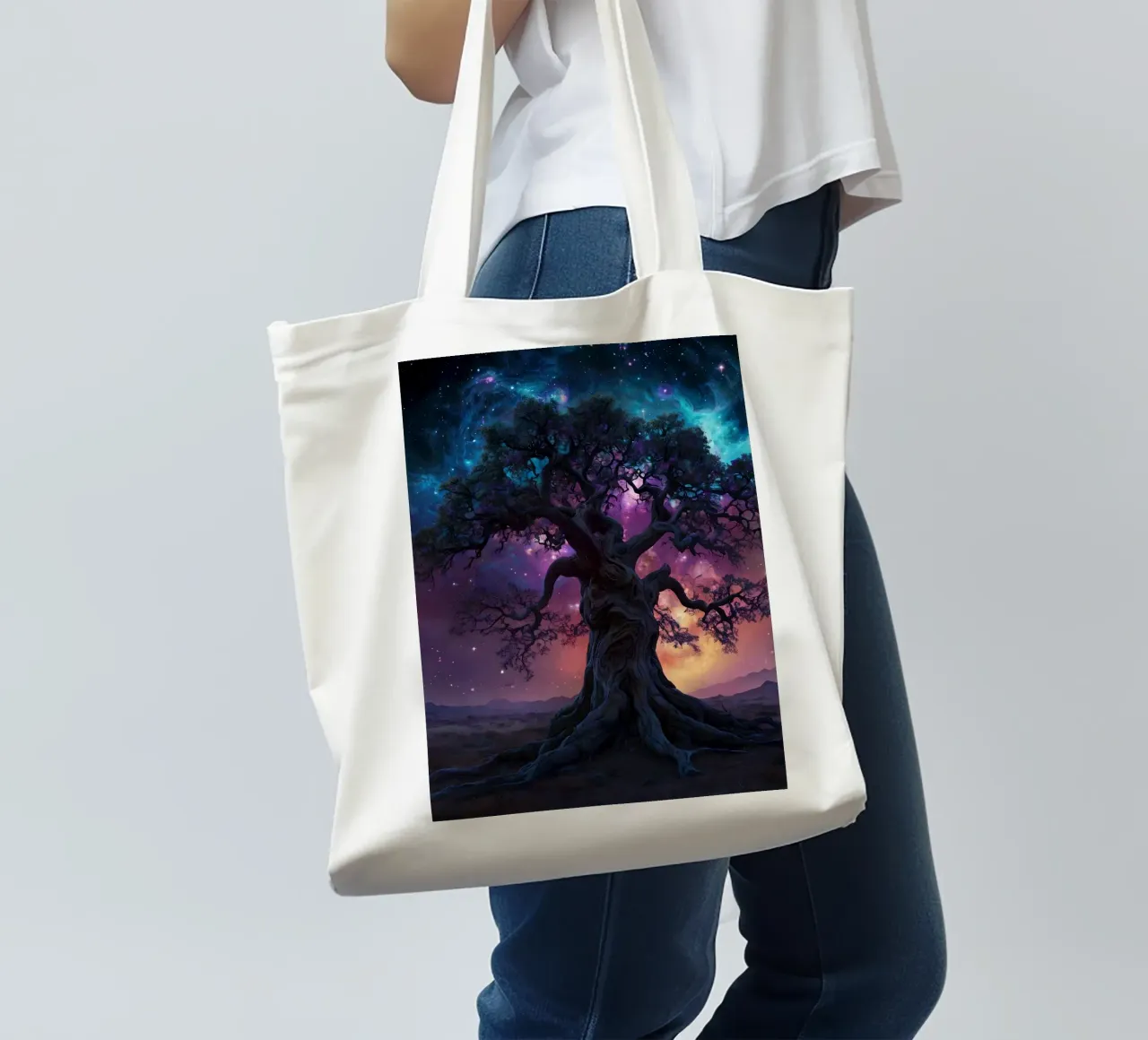 Albero magico 3 borsa in juta da Delaney Okuneva