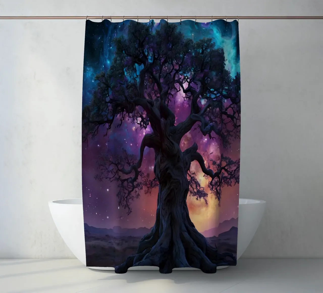 Albero magico 3 tenda da doccia da Delaney Okuneva