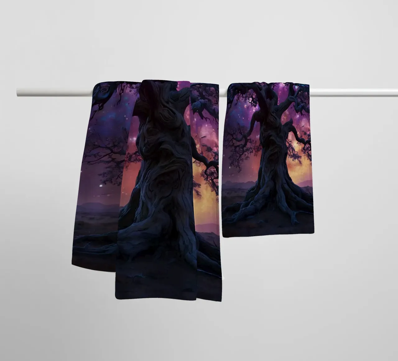 Albero magico 3 asciugamano da bagno da Delaney Okuneva