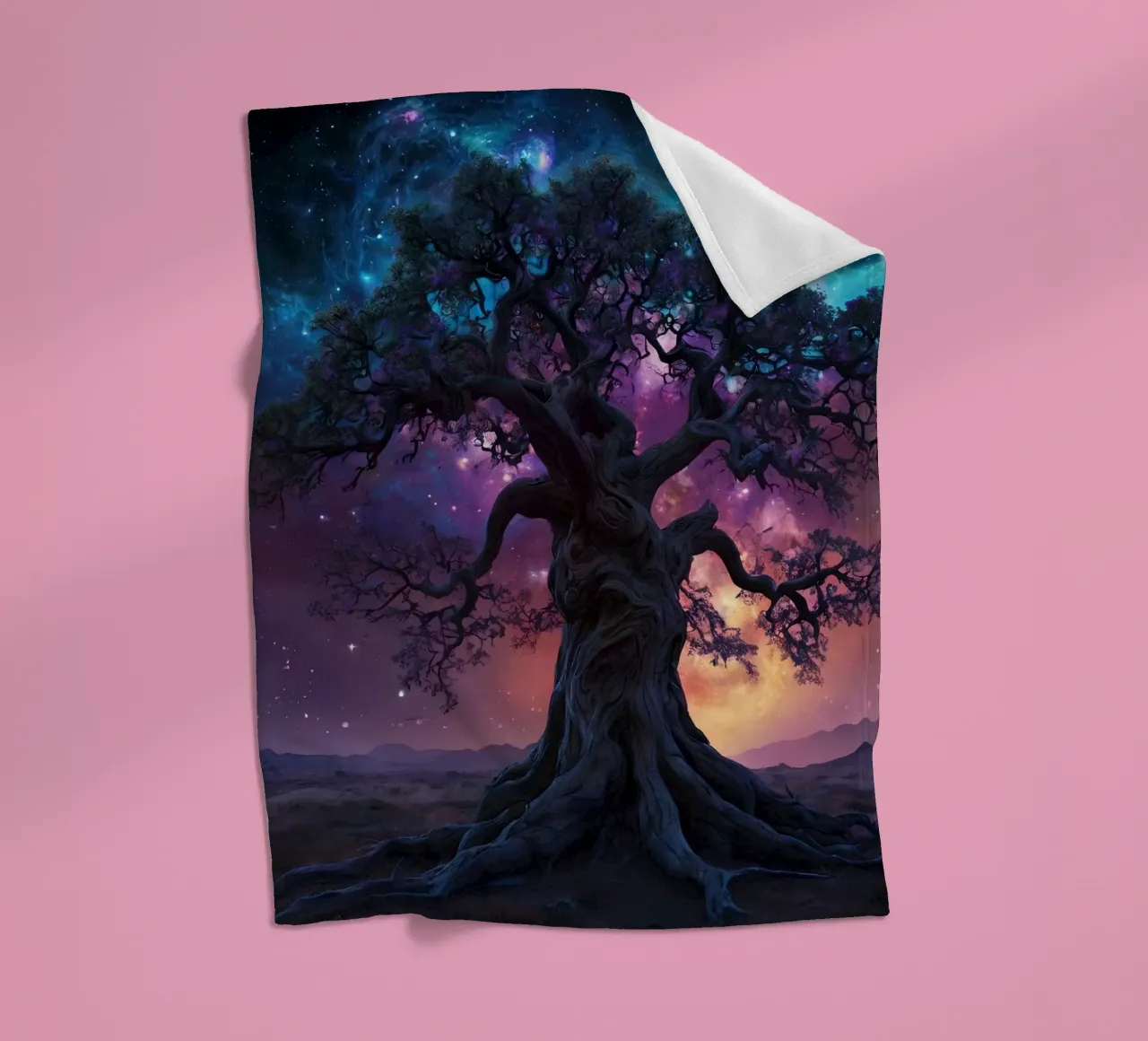 Albero magico 3 coperta in pile da Delaney Okuneva