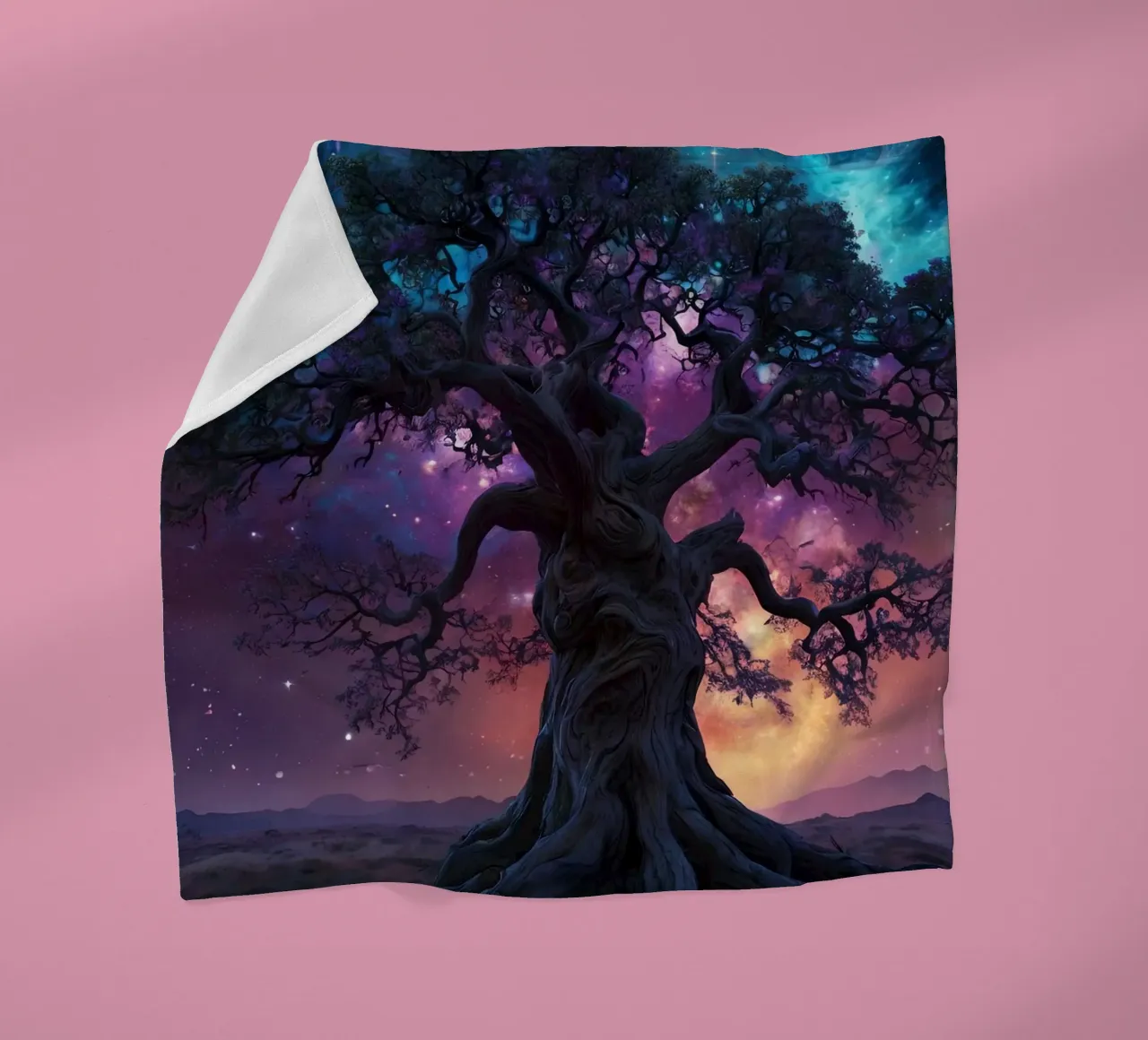 Albero magico 3 coperta in pile da Delaney Okuneva