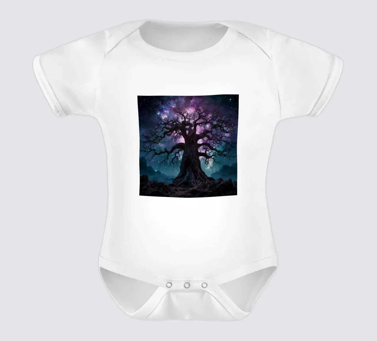 Albero magico 4 body neonato maniche corte da Delaney Okuneva