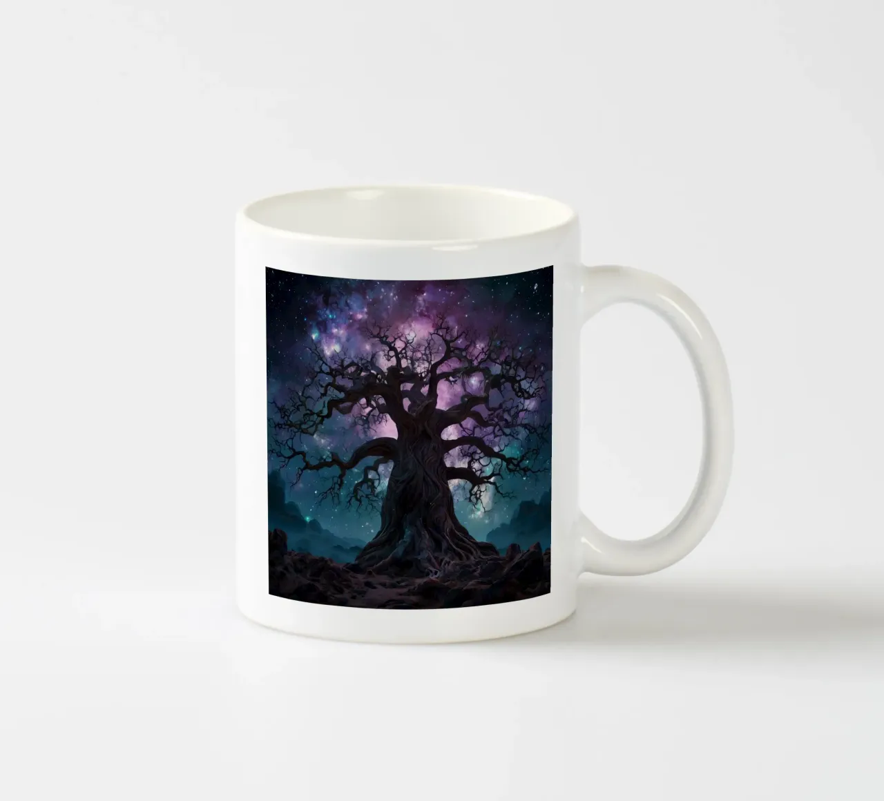 Albero magico 4 tazza in ceramica da Delaney Okuneva